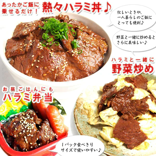 肉 ハラミ 焼肉 バーベキュー 送料無料 楽天ランク1位 やわらか ハラミ メガ盛り 味噌だれ漬け 1kg(北海道・沖縄配送は別途送料追加) 焼肉セット 食品 肉 バーベキューセット BBQ 肉