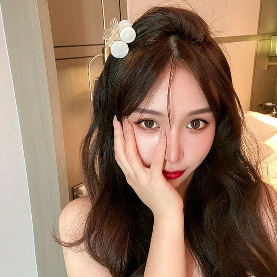 (A01)バンスクリップ ヘアクリップ 大粒 バレッタ まとめ髪 髪飾り ヘアアクセサリー 髪留め ヘアアレンジ