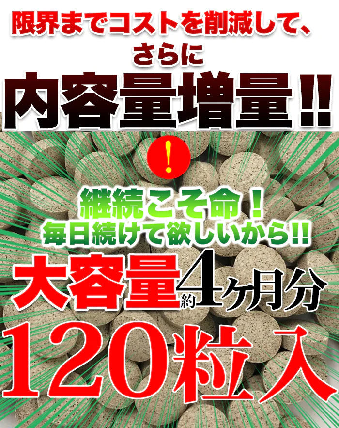 【メガ盛り 大容量・CICA(シカ)】Beauty Supplement 約4ヶ月分 話題の韓国コスメで人気成分 CICA シカさらに6つの成分を配合