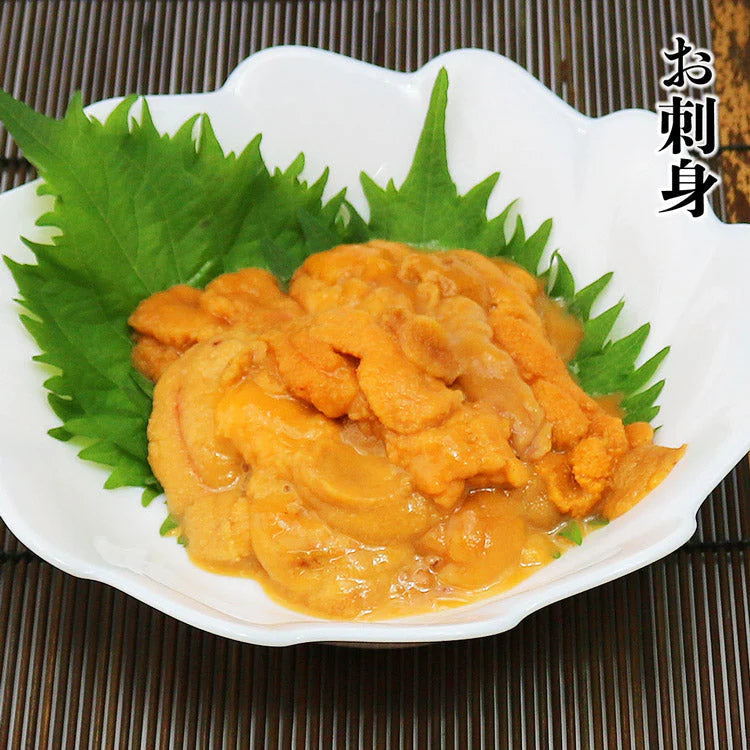 生うに 100g×3パック 完全無添加 みょうばん不使用 お刺身用 生 AAグレード ウニ うに 雲丹 冷凍 送料無料 冷凍便 お取り寄せグルメ 食品 ギフト
