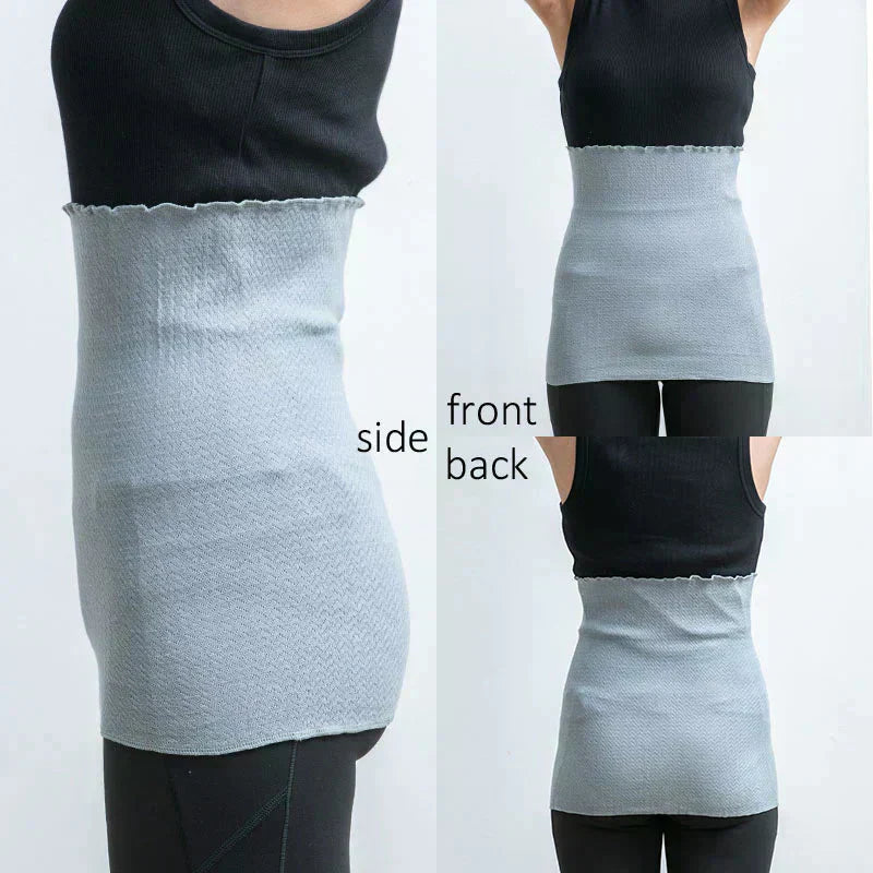 【フリー-ピンク】【商品名:日本製シルク腹巻】