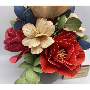 【3人シェア買いでお得】木の花アレンジメント カラーMIX Mサイズ 【お届け不可地域:北海道・沖縄・離島】