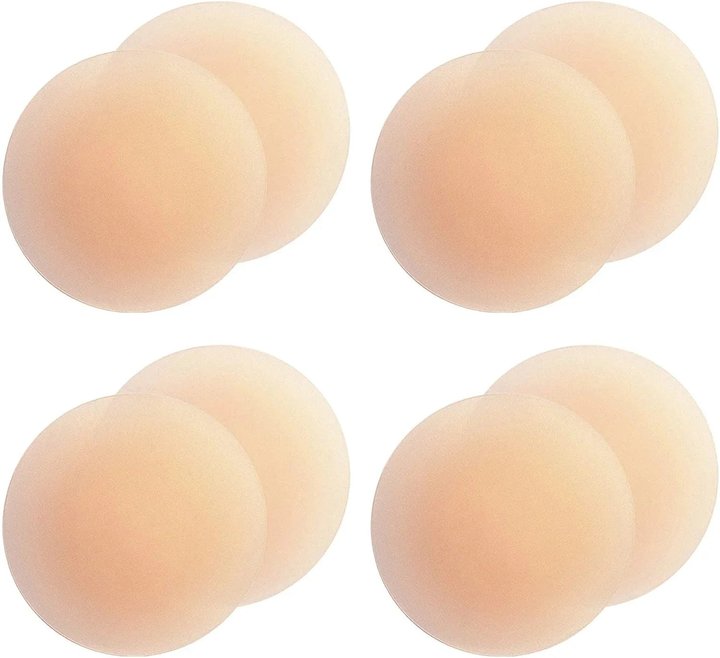 1ペア ニプレス シリコン パッド シール ブラ 胸 ニップル カバー レディース 繰り返し使える 洗える 再利用可能 ストラップレス ドレス 水着 に最適 女性用 男性用 フリーサイズ(w171)