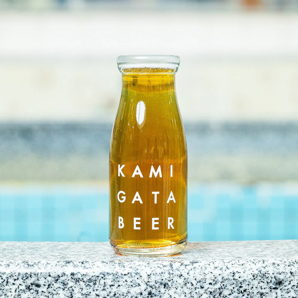 上方ビール【おまかせ4本セット+牛乳瓶グラス2つ】【送料込み】【お届け不可地域:北海道・沖縄・離島】