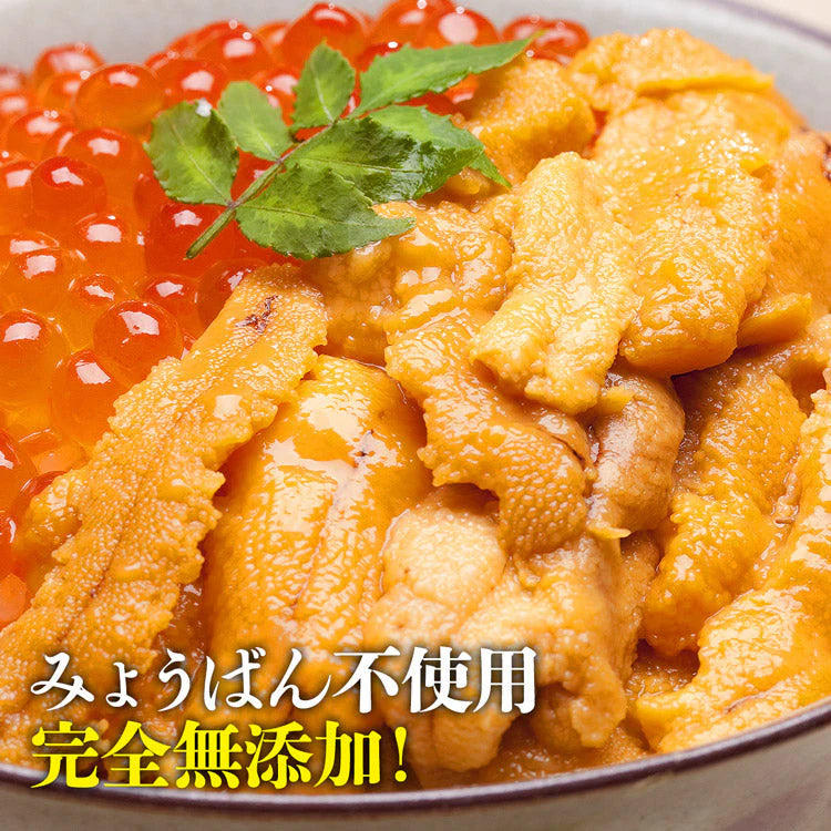 生うに 100g×3パック 完全無添加 みょうばん不使用 お刺身用 生 AAグレード ウニ うに 雲丹 冷凍 送料無料 冷凍便 お取り寄せグルメ 食品 ギフト