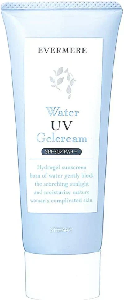 レターパックプラス発送のみ 送料無料 エバメール ウォーターUVゲルクリーム(SPF30/PA++)<日焼け止め美容ジェル>スキンケア 美容 肌馴染み 化粧品 顔 韓国 化粧水 保湿 乾燥肌 乳液 透明感 浸透 敏感肌 ハリ ツヤ コスメ 人気 おすすめ 紫外線防止 日焼け