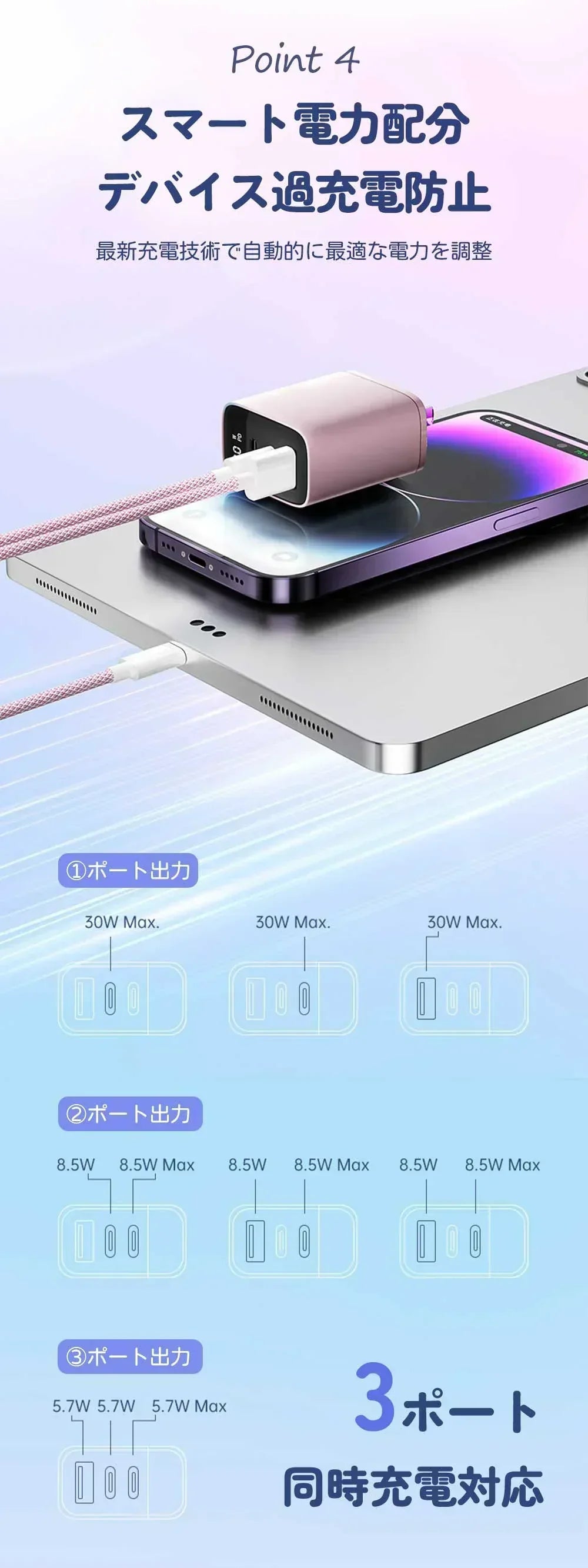【PSE認証取得】ブルーフォグ\ Type-C to Type-C 充電ケーブル付き/30W 充電器 急速充電器 iphone16対応 typec コンセント ACアダプター Android充電器 PD急速充電器 充電器 AC充電器 高速充電 type-cケーブル スマホ充電器 iPhone充電器 低温保護機能 防火カバー 充電器