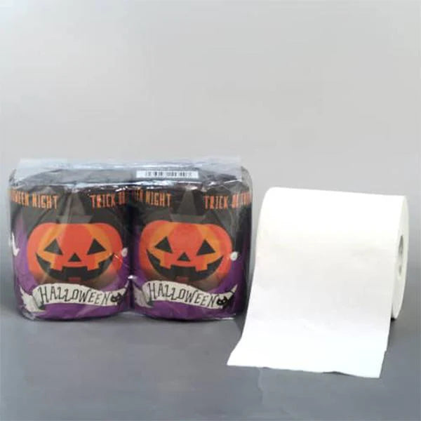 トイレットペーパー ハッピーハロウィン ダブル27.5m 個包装2ロールX50パック