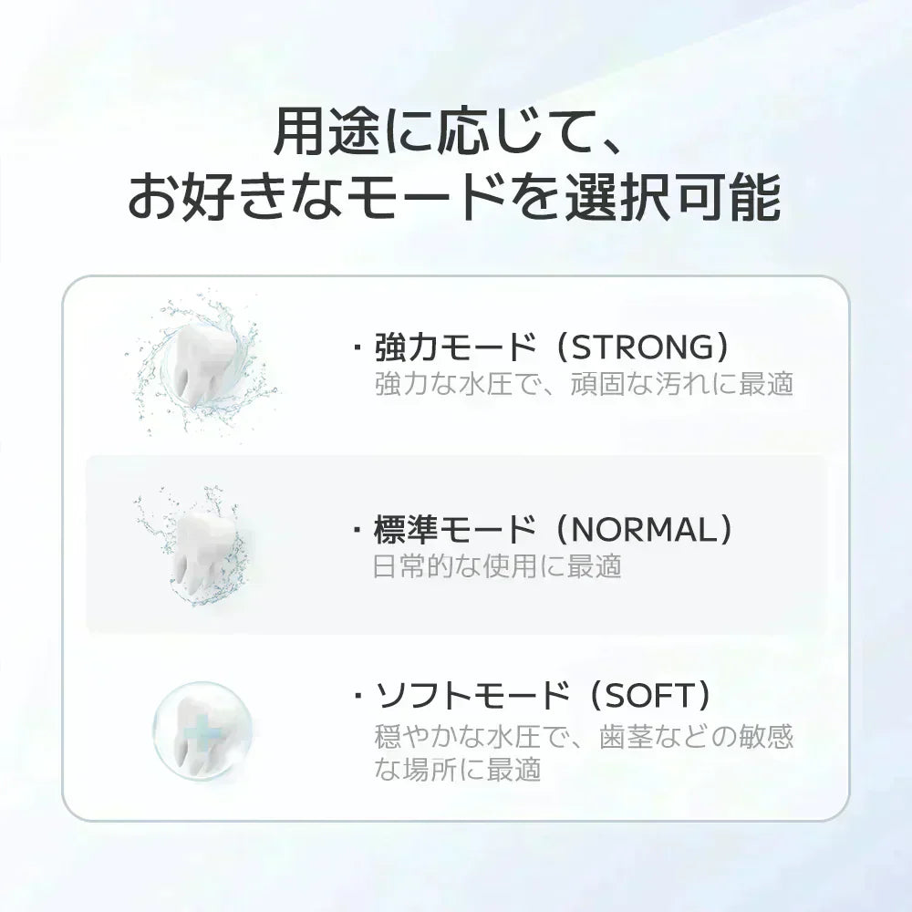 ウォーターフロス 口腔洗浄器(コードレス)