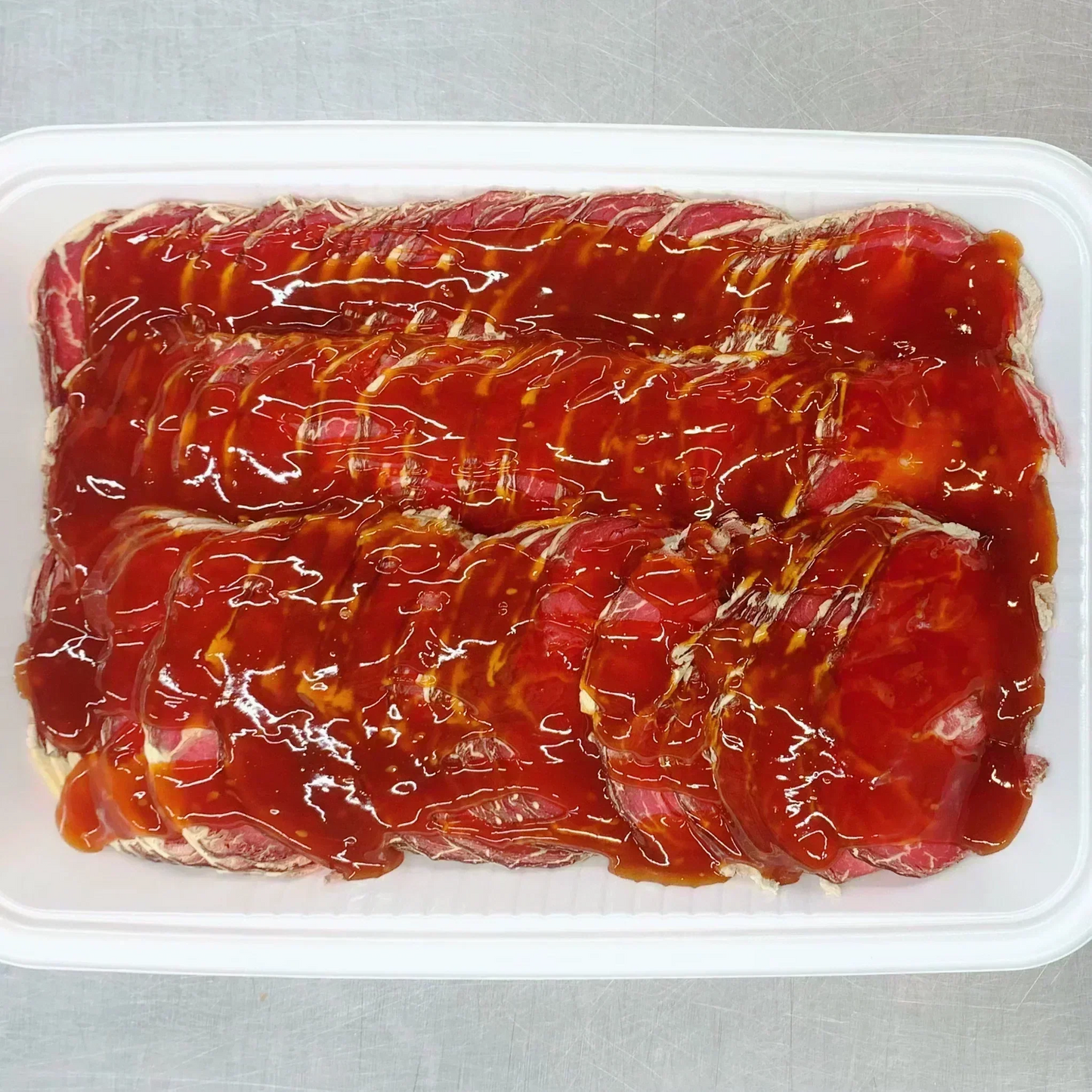 タレ漬け牛ロース2kg(国内製造)