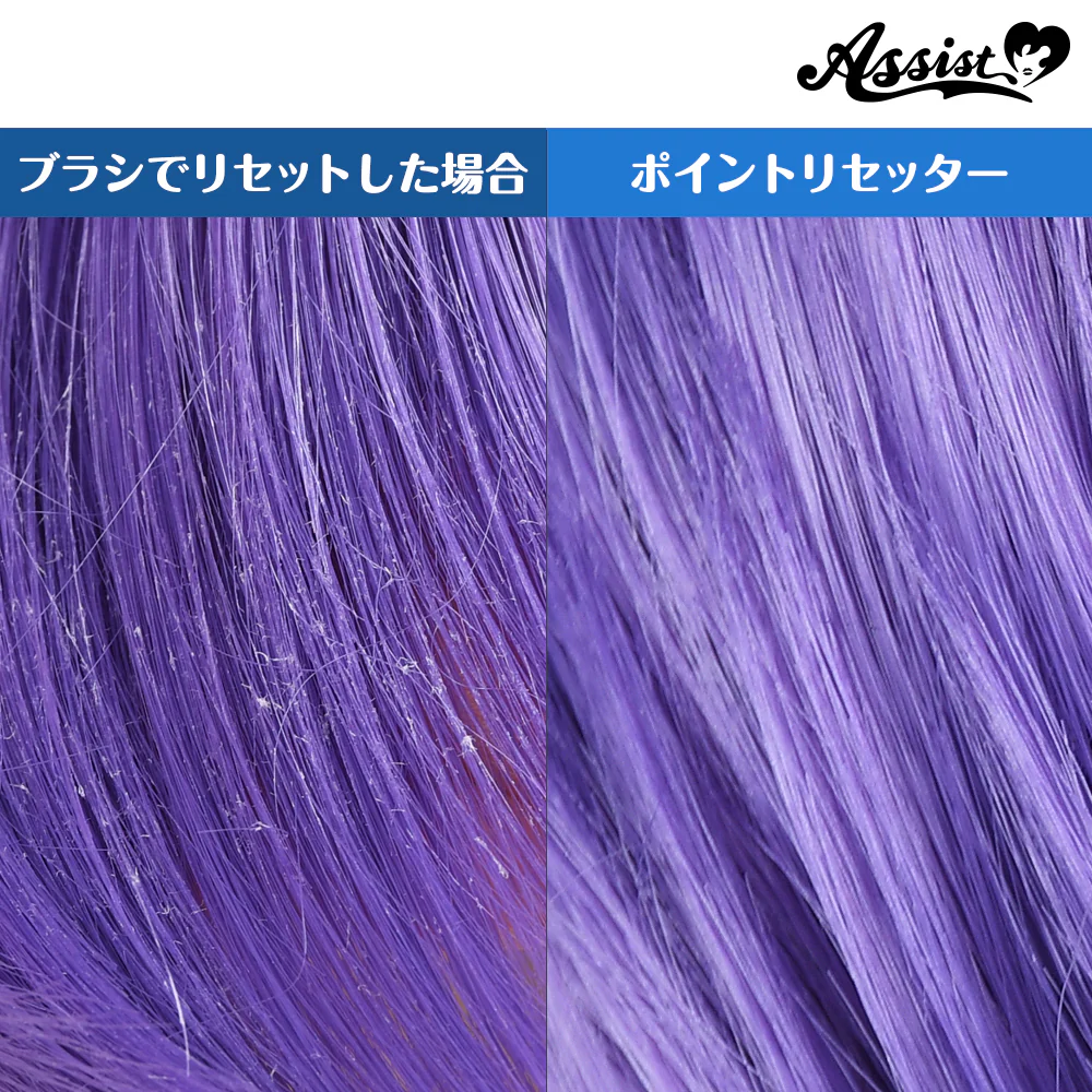 アシストウィッグ ポイントリセッター ウィッグ コスプレ ヘアセット シャンプー 泡タイプ