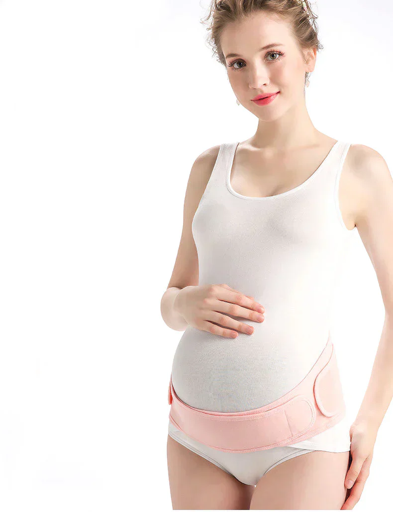 妊婦帯 ダイエット 骨盤ベルト 産前 産後 骨盤ケア ピンクベージュ マタニティベルト フリーサイズ XL