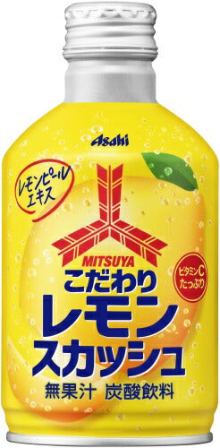 アサヒ 三ツ矢 こだわりレモンスカッシュ 300ml ボトル缶 24本入 レスカ