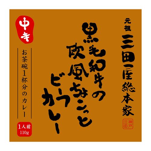 三田屋総本家 黒毛和牛の欧風ちょこっとビーフカレー中辛(40食)
