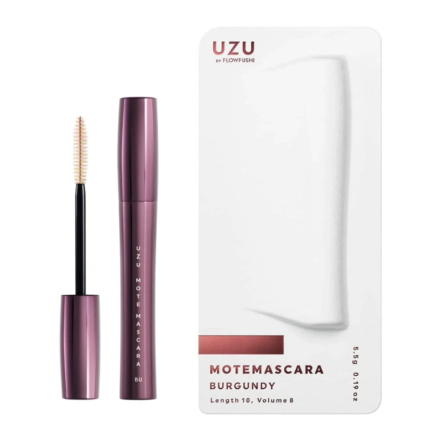UZU BY FLOWFUSHI ウズ フローフシ モテマスカラ バーガンディ MOTE MASCARA BURGUNDY