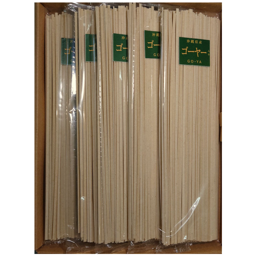 お買得品 琉球自然薯麺(ゴーヤー入り麺)10人前つゆ無し 【お届け日の指定不可】