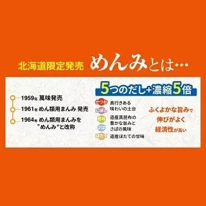 【北海道限定】キッコーマン めんみ 5倍濃縮【1000ml×1本】新千歳空港 お土産