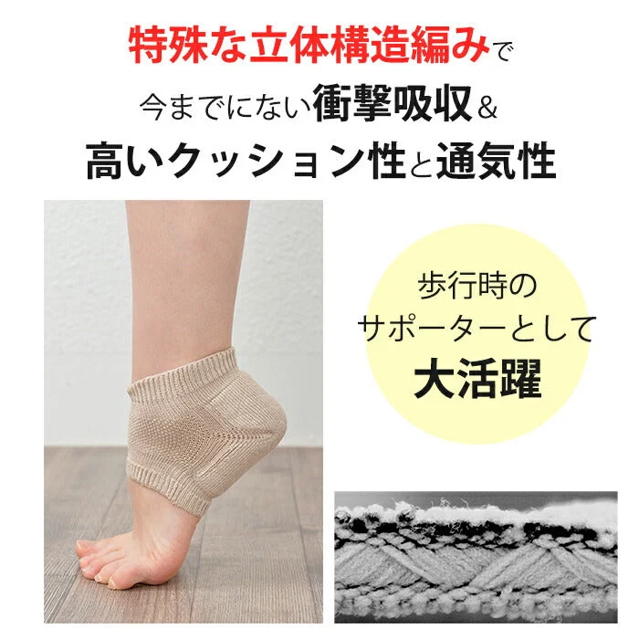 【ブラック】かかとサポーター かかと 両足セット 衝撃吸収 足底筋膜炎 かかとクッション かかとが痛い かかとの痛み かかと保護