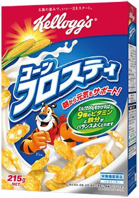 ケロッグ コーンフロスティ 215g 15箱入 〔コーンフレーク 朝食 栄養機能食品 シリアル〕