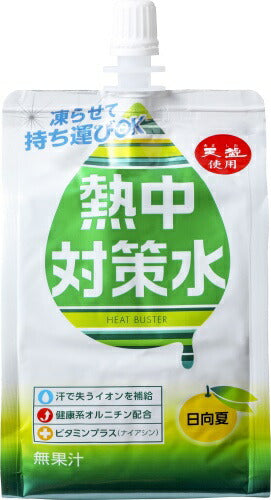 赤穂化成 熱中対策水 日向夏味 300g パウチ 60個 (30個入×2 まとめ買い) 熱中症対策 塩分補給 水分補給