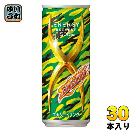 チェリオ ライフガードX 250ml 缶 30本入 炭酸飲料 エナジードリンク
