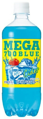 チェリオ メガ700 ブルーサイダー 700ml ペットボトル 40本 (20本入×2 まとめ買い) 炭酸飲料 青 大容量 MEGA BLUE