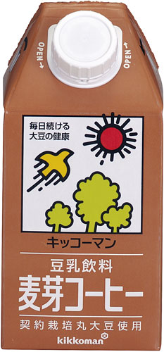 キッコーマン 豆乳飲料 麦芽コーヒー 500ml 紙パック 24本 (12本入×2 まとめ買い) 〔豆乳〕