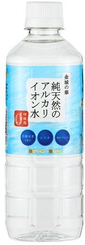 ケイ・エフ・ジー 純天然のアルカリイオン水 金城の華 500ml ペットボトル 48本 (24本入×2 まとめ買い) 天然水 ミネラルウォーター 弱アルカリ性 軟水 島根県産