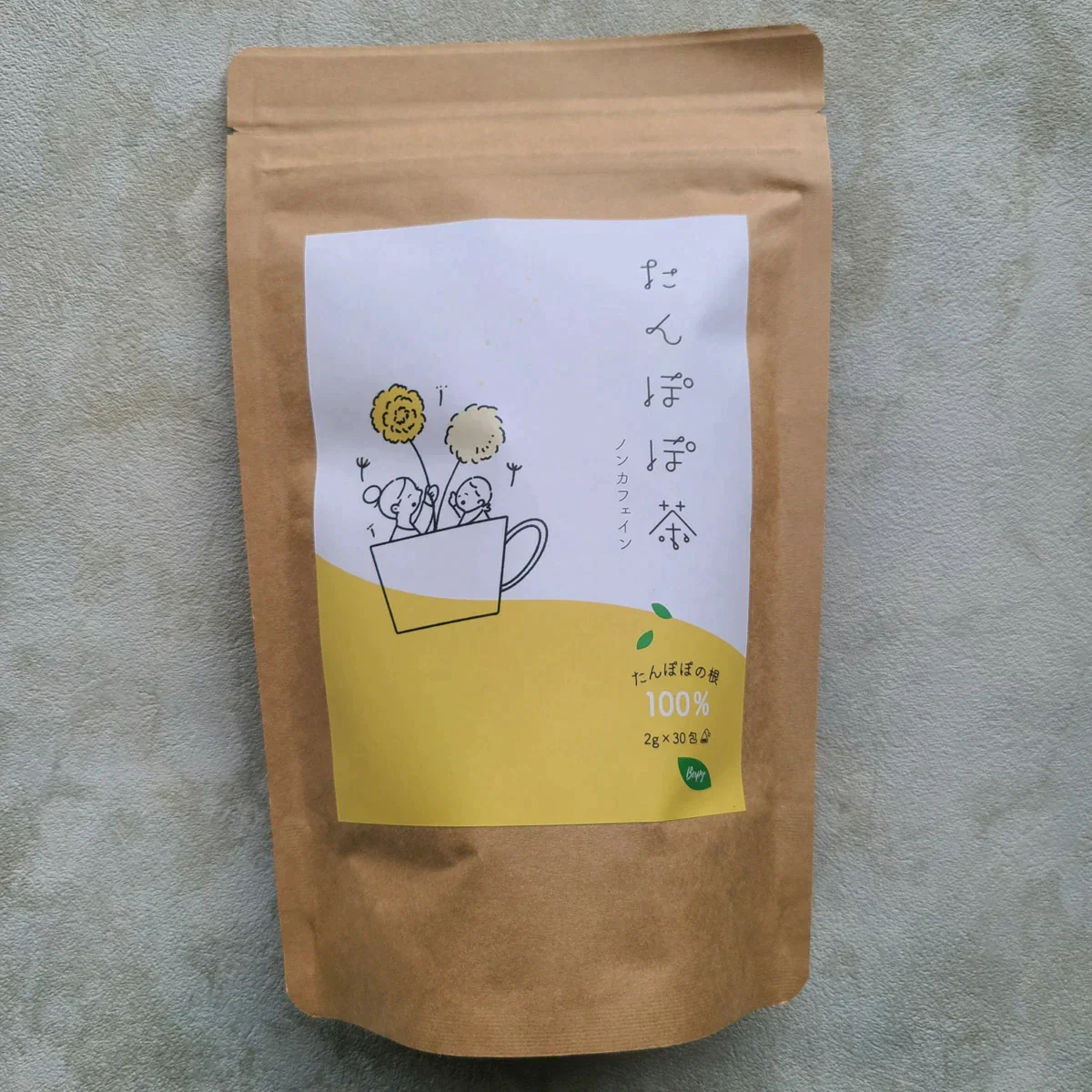 たんぽぽ茶 国内焙煎 2g×30包 ノンカフェイン ティーバッグ 母乳 育児 タンポポ コーヒー 珈琲 無添加 有機JAS認証工場