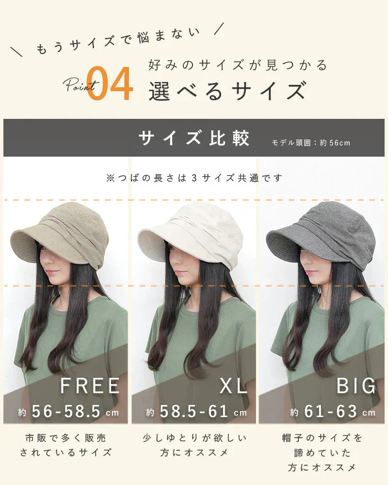【フリー56-58.5cm-チャコール】【商品名:SSシャイニングキャスケット18】