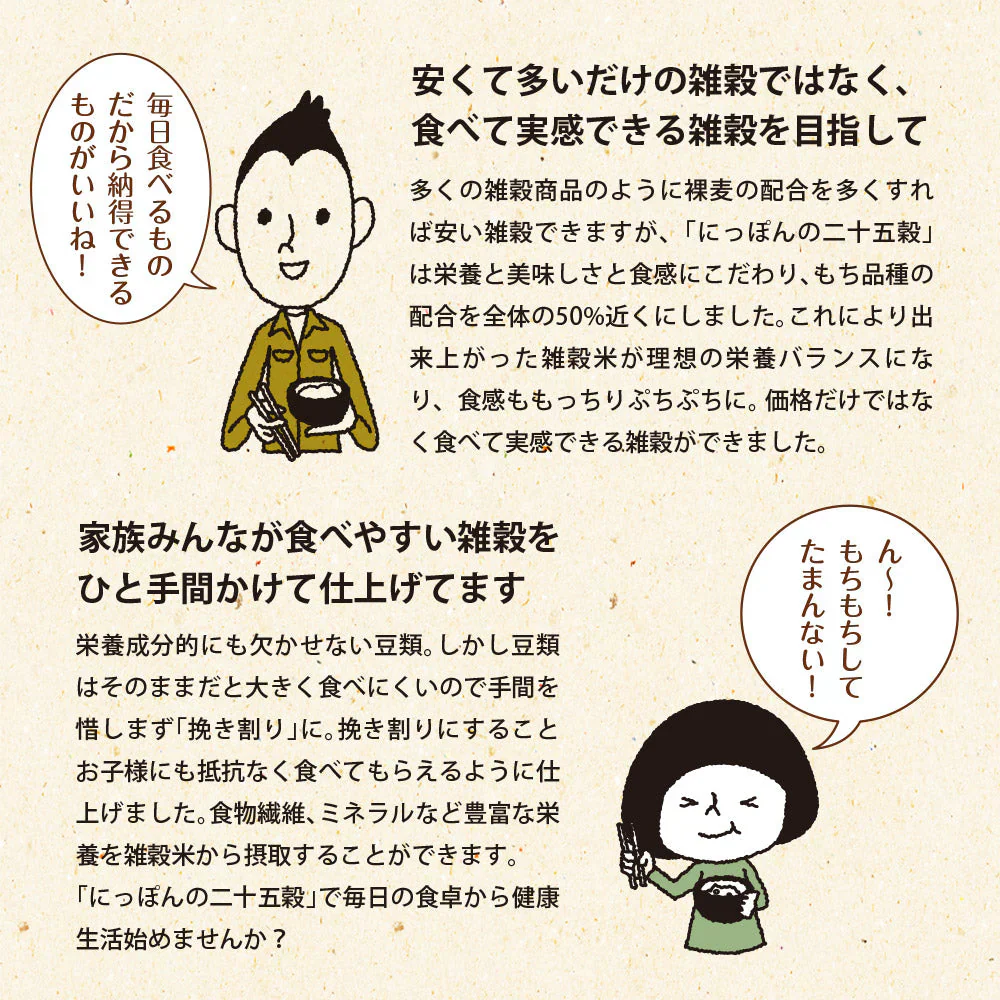 【2個セット】日本橋いなば園 にっぽんの二十五穀 450g メール便送料無料