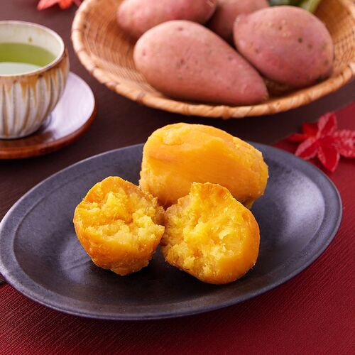 「夢百笑」 焼芋革命 焼き蜜芋皮なし丸ごと3袋 / 安納芋 さつまいも