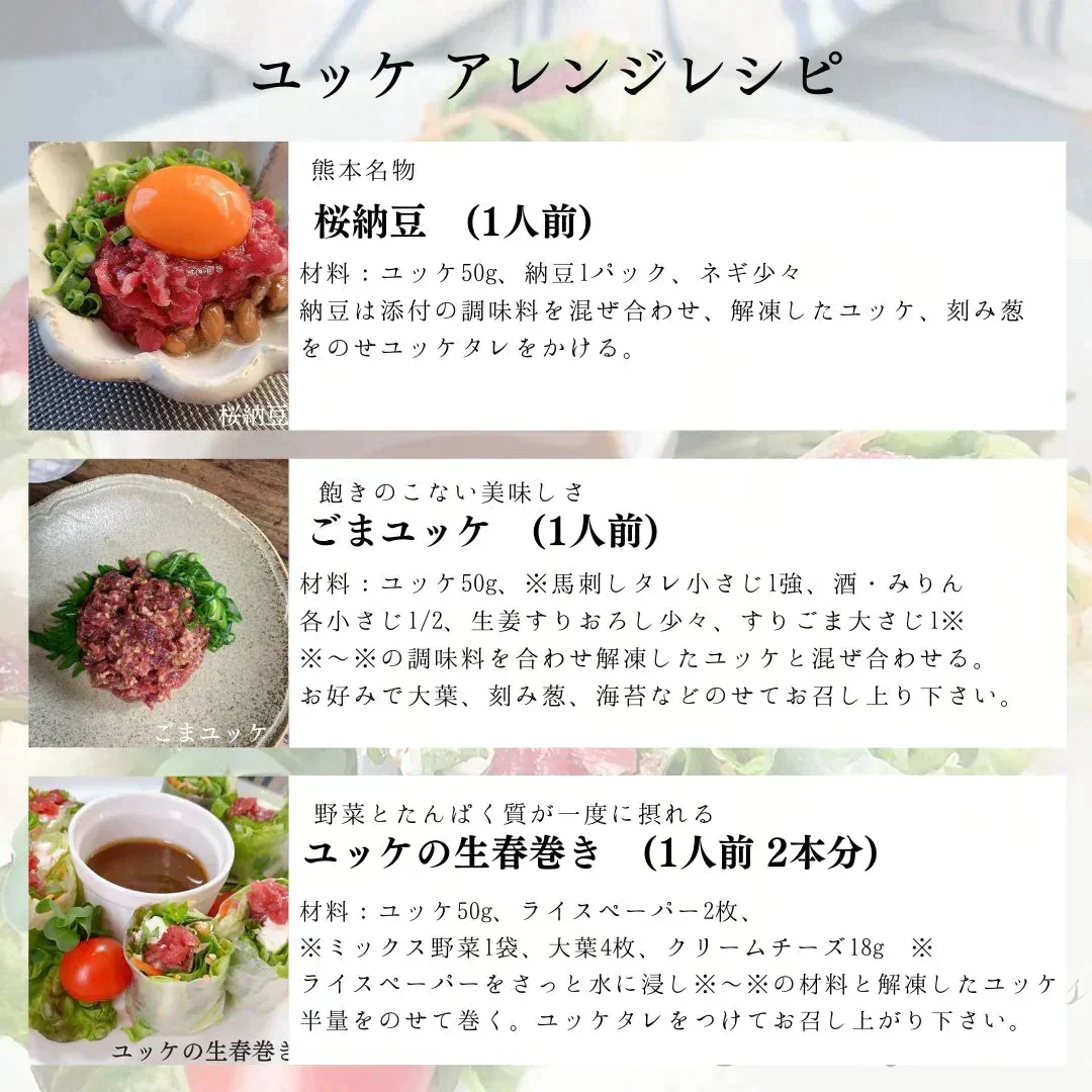 馬肉専門店 菅乃屋 馬刺し 赤身ユッケ5p