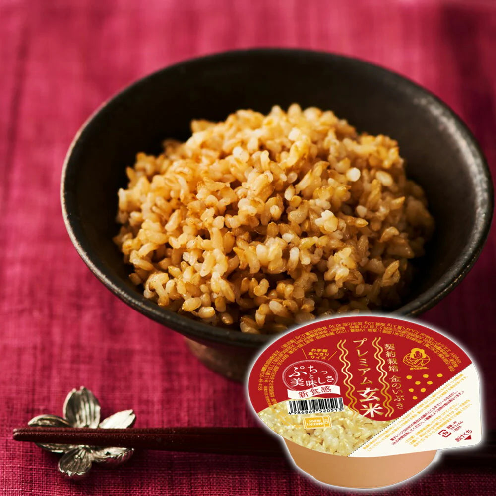 金のいぶきプレミアム玄米ごはん 12個入り【送料込み】