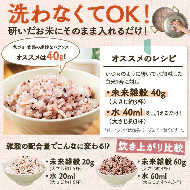 1.6kg 未来雑穀21+マンナン(400g×4袋) 雑穀米 送料無料