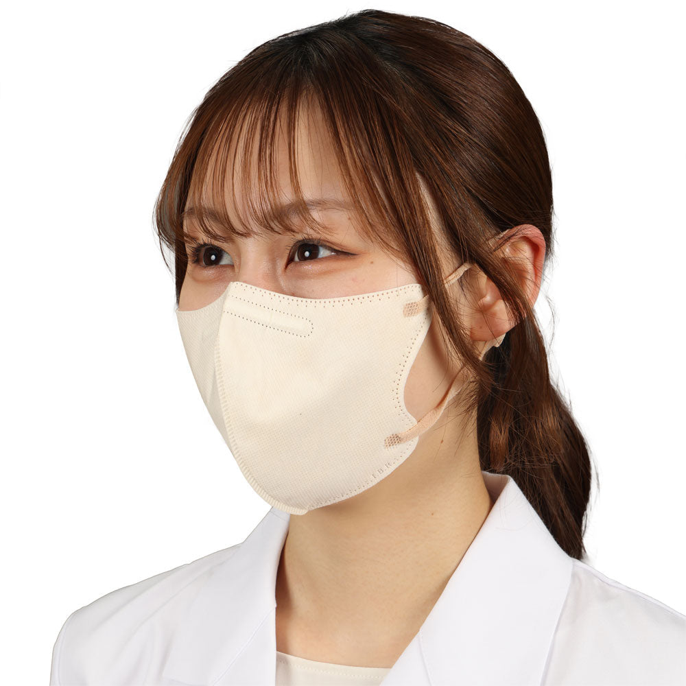 SOUCORE MASK ソウコレマスク 5層不織布マスク 立体構造 医療用 はちみつ ライトベージュ 個別包装 20枚入り X3箱