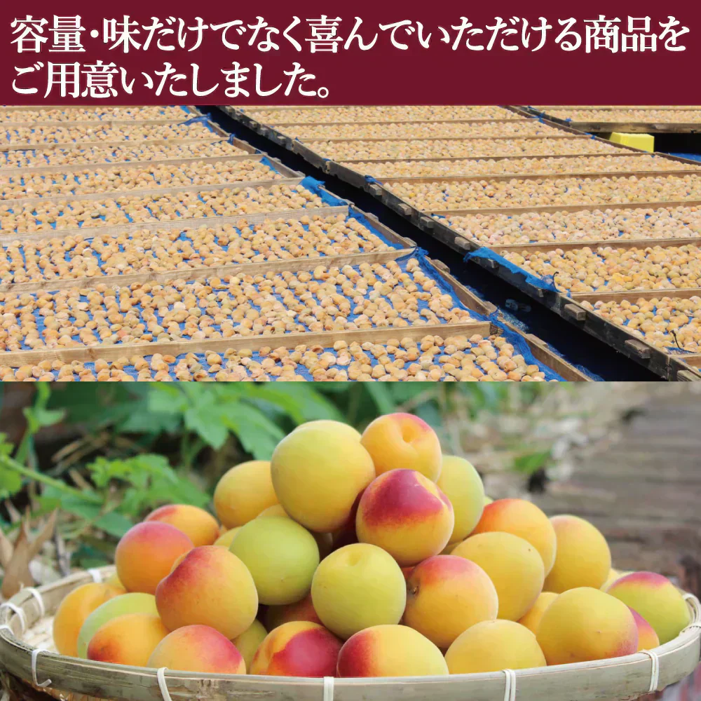 【送料無料】紀州南高梅 つぶれ梅 しそ梅 1kg(500g×2pc) ※塩分約8%