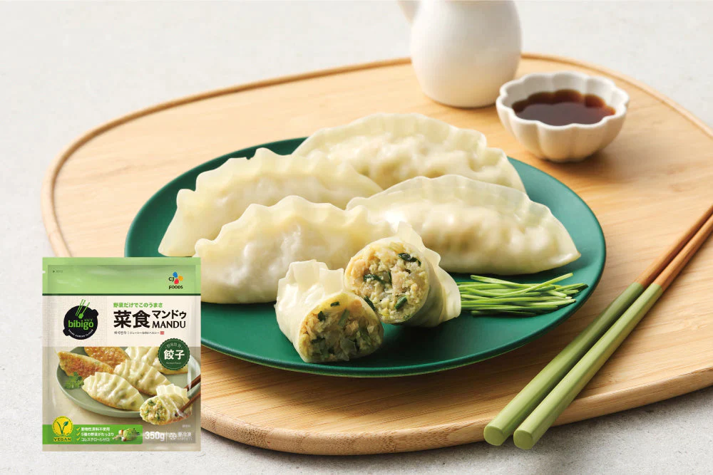 bibigo 菜食マンドゥ 350g 2袋セット(ヴィーガン ビビゴ 冷凍餃子 餃子 ワンマンドゥ 王マンドゥ)