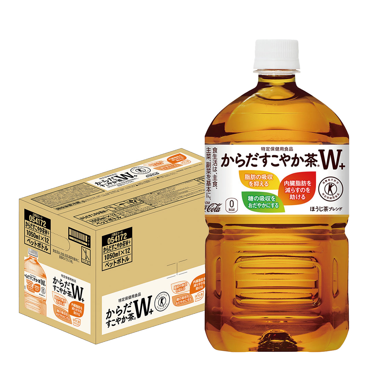 コカ・コーラ からだすこやか茶W 1050ml×1ケース/12本【ご新規さん限定商品】