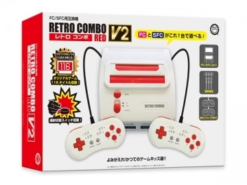 【FC/SFC互換機】レトロコンボ RED V2
