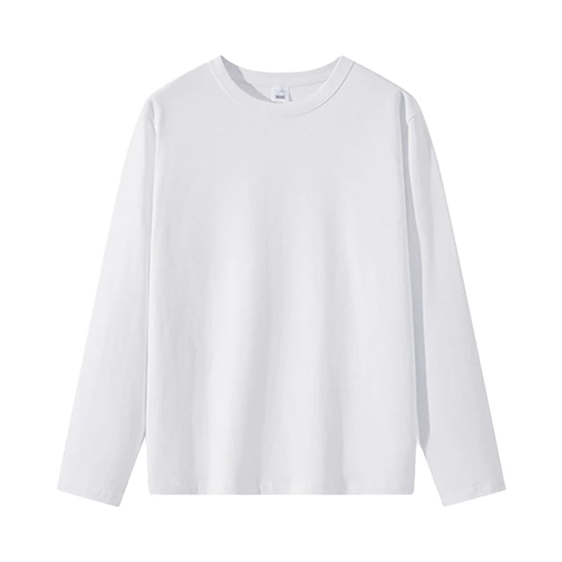 ロンT 長袖 130cm Tシャツ 白 綿100% 体育 体操服 子供 キッズ 大人 メンズ レディース 通気性 運動会 イベント ユニフォーム クラスTシャツ ロングスリーブ 男女兼用