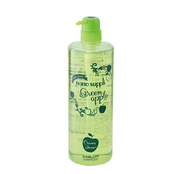 サニープレイス ナノサプリ クレンジングシャンプー 1000ml ボトル グリーンアップル