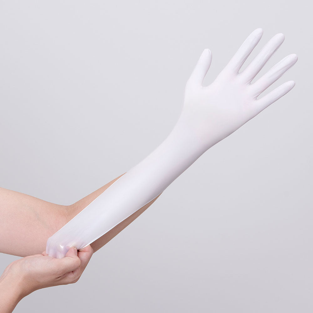 メディコム プロケア ニトリルグローブ ニトリルゴム製 パウダーフリー ホワイト Mサイズ 100枚入り X4箱