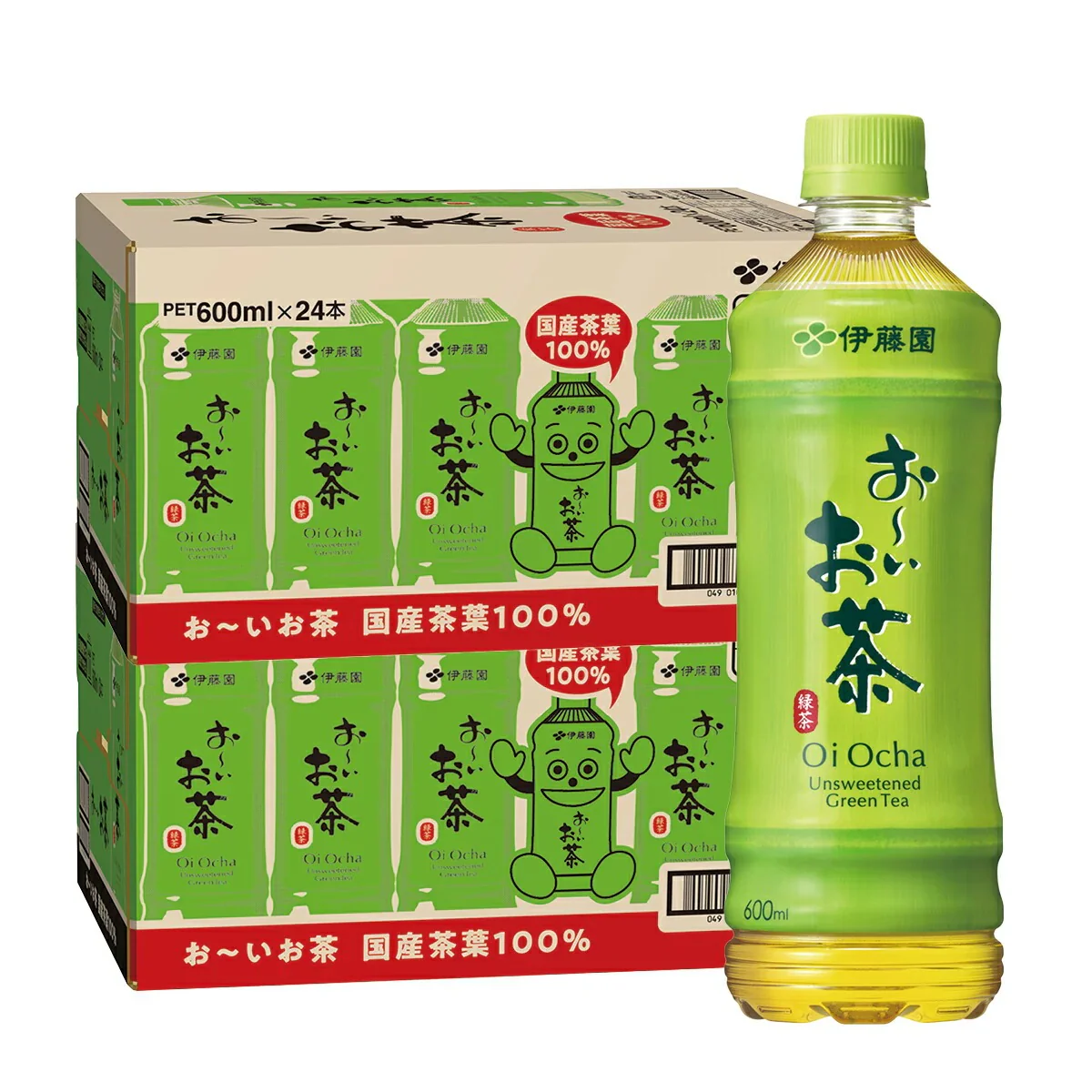 伊藤園 お〜いお茶 緑茶 600ml×2ケース/48本