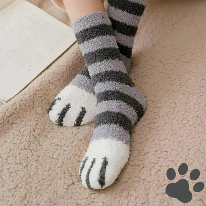 【予約商品・発送時期は商品説明に記載】もこもこ ルームソックス 靴下 6足セット 猫 ネコソックス かわいい 肉球 ねこ あったか 冷え取り 防寒 あったか くつ下 ソックス ネコグッズ 送料無料 ギフト 猫雑貨 プレゼント