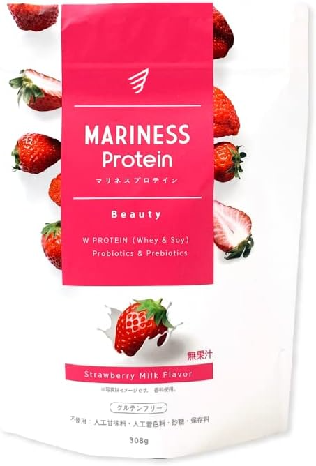 在庫限り 特価 MARINESS マリネス プロテインダイエット イチゴミルク 14回分