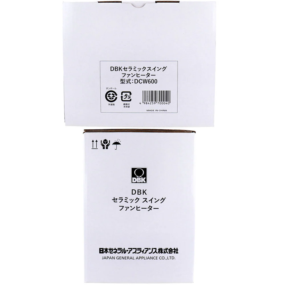日本ゼネラルアプラィアンス DBK セラミックスイングファンヒーター DCW600 単相100V