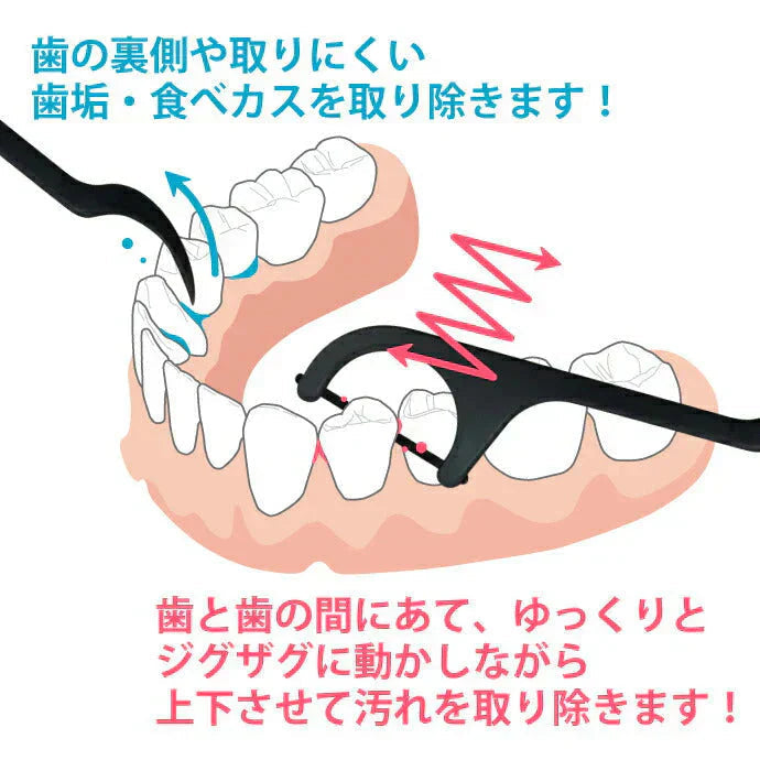DENTARIST 歯間フロス BLACK 1袋(50本入)