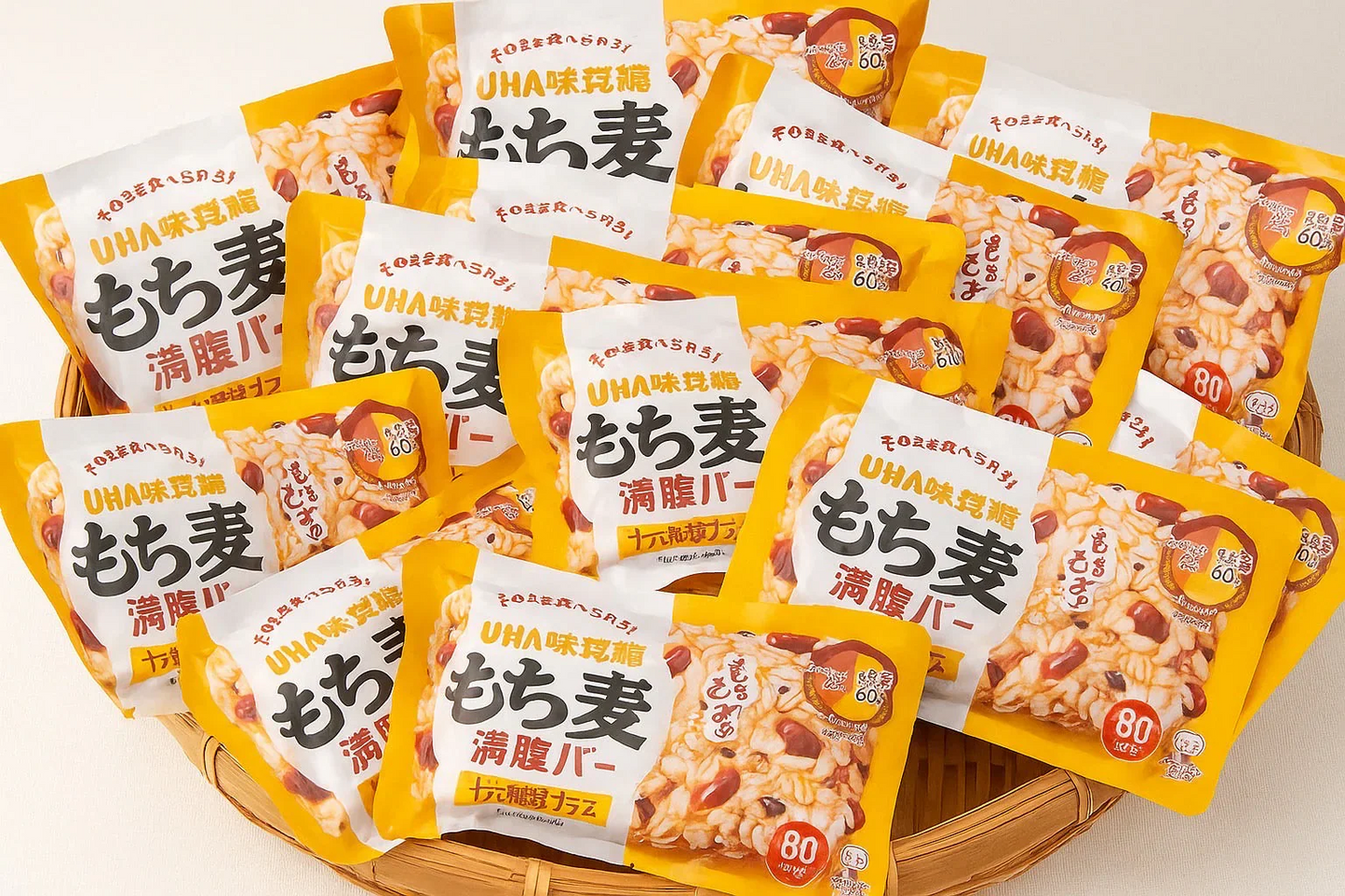 【たっぷり20袋】UHA味覚糖 もち麦満腹バー 十六雑穀プラス バランス栄養食品 もち麦 満腹 バー(もち麦20)※