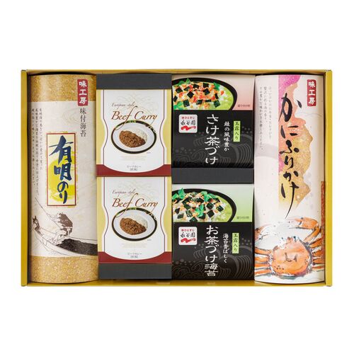 味工房 永谷園お茶づけ・カニふりかけ・海苔・カレーギフト